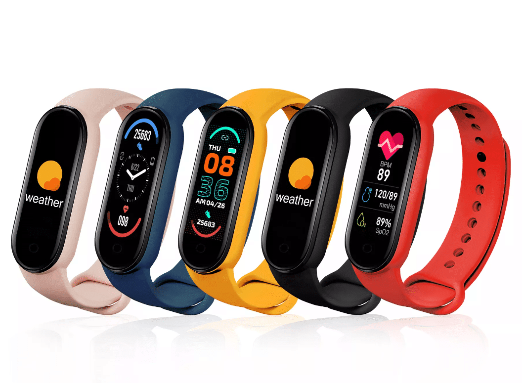 Montre connectée - m/Moniteur de fréquence cardiaque et pression artérielle (résistante à l'eau et à la poussière)