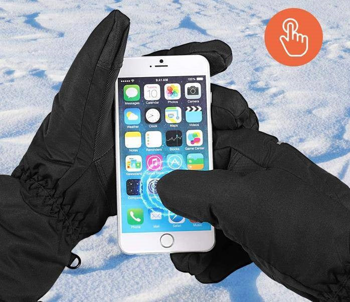Gants chauffants unisexes