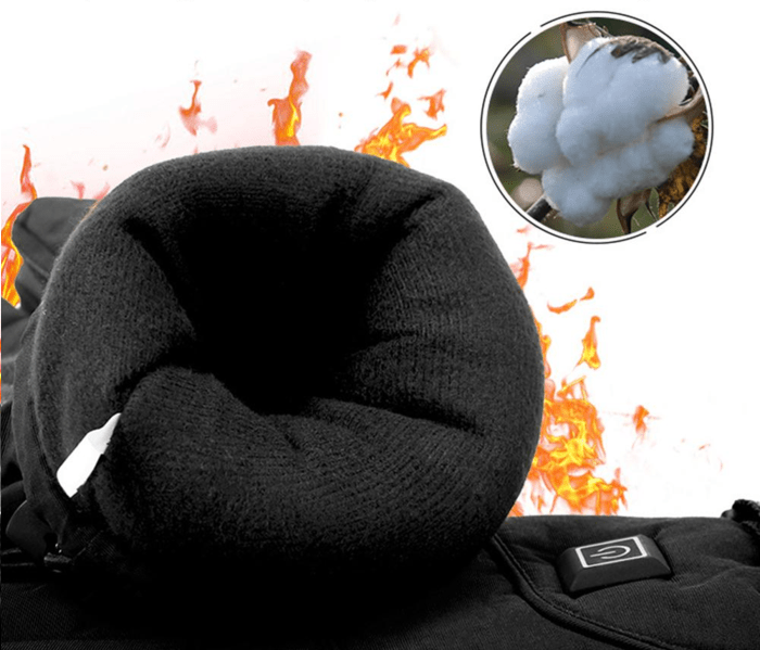 Gants chauffants unisexes