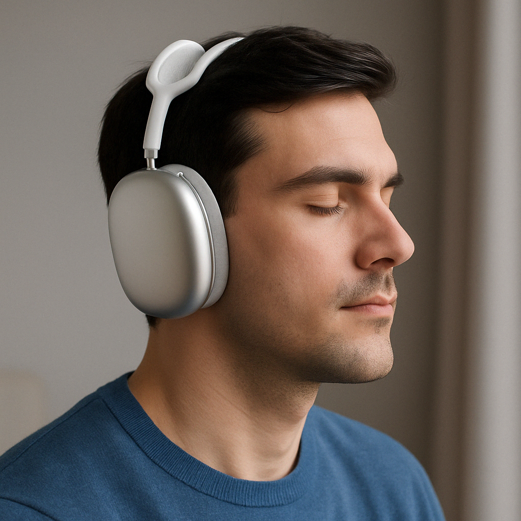 Casques sans fil à réduction de bruit, circum-aural, Bluetooth