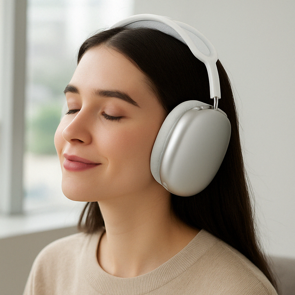 Casques sans fil à réduction de bruit, circum-aural, Bluetooth