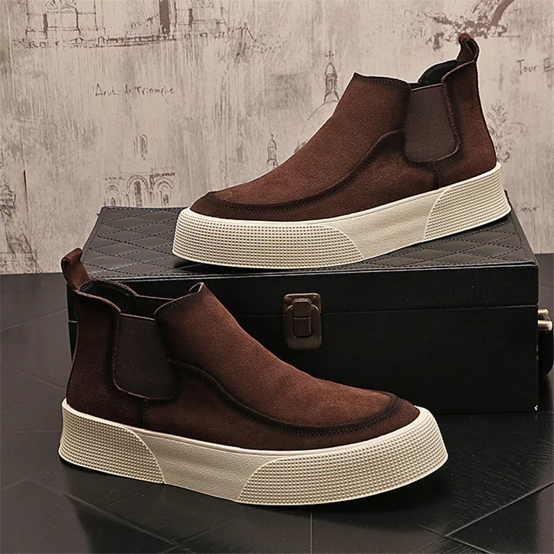 Bottines Chelsea noires pour femmes à semelle structurée pour un style au quotidien