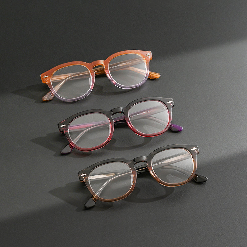 Larew monture de lunettes en acétate vintage