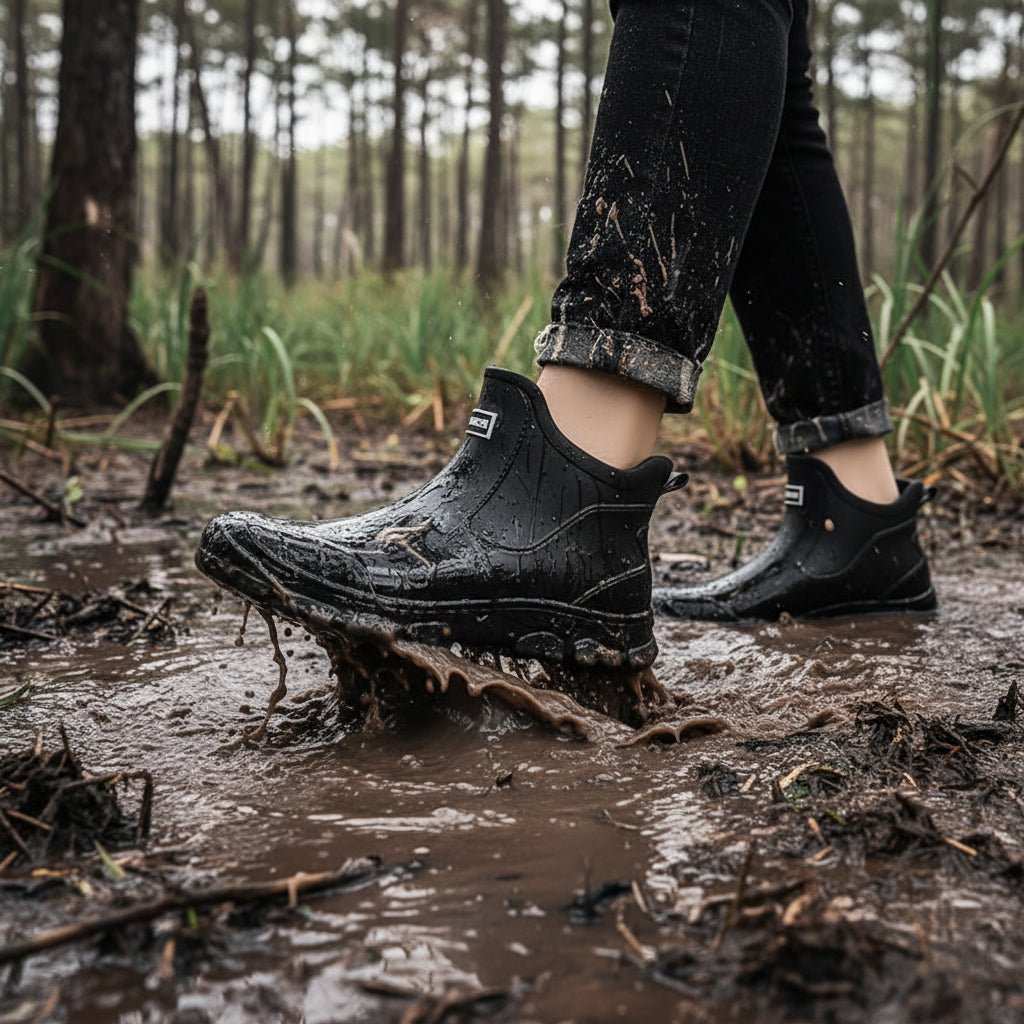 Bottes en Caoutchouc Outdoor Imperméables et Antidérapantes
