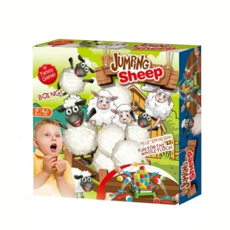 Jeu de société avec mouton sauteur