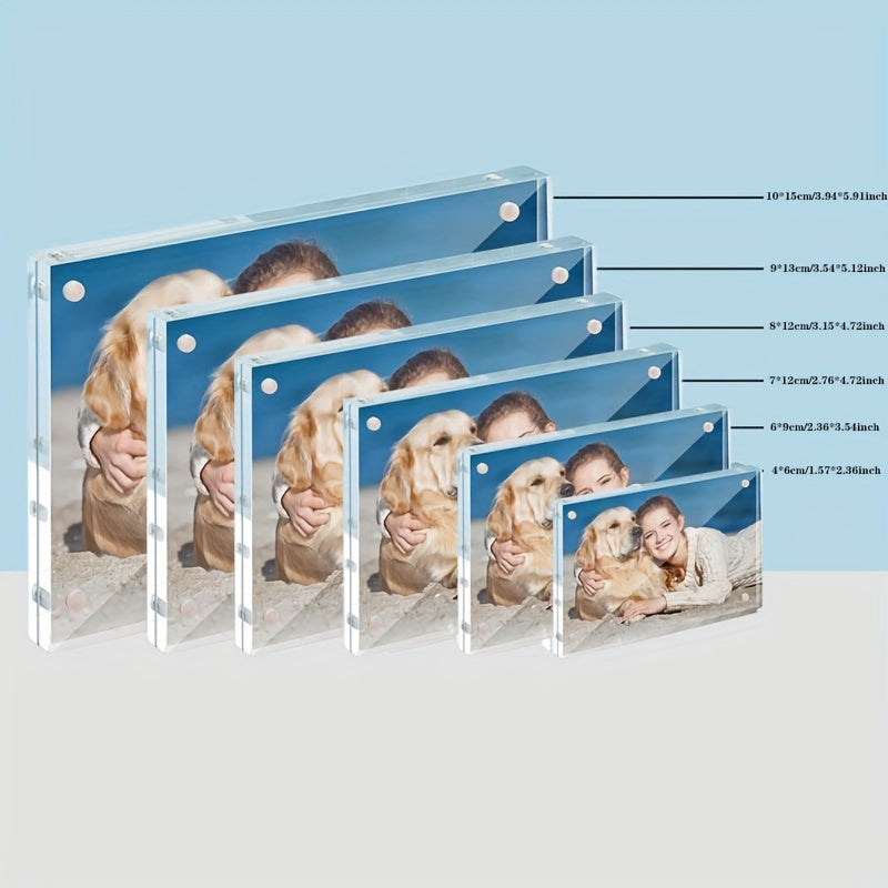 ElegantFrame - Cadre photo horizontal en acrylique pour intérieurs modernes