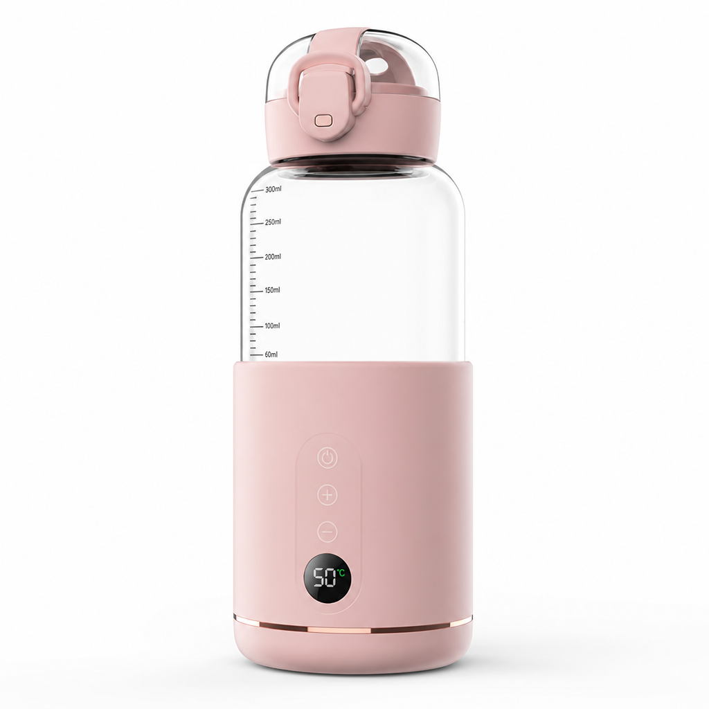 Chauffe-biberon nomade rechargeable USB avec écran LED