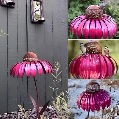 FloraBird™ – Mangeoire à oiseaux en forme de fleur (cône)