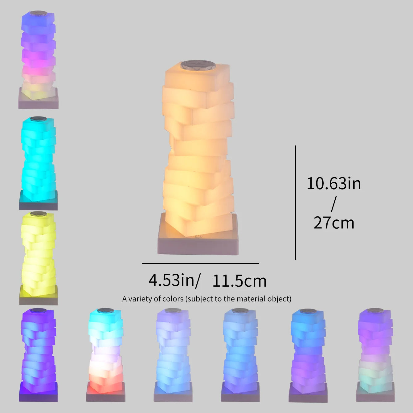 Lampe de chevet LED RVB avec commande tactile