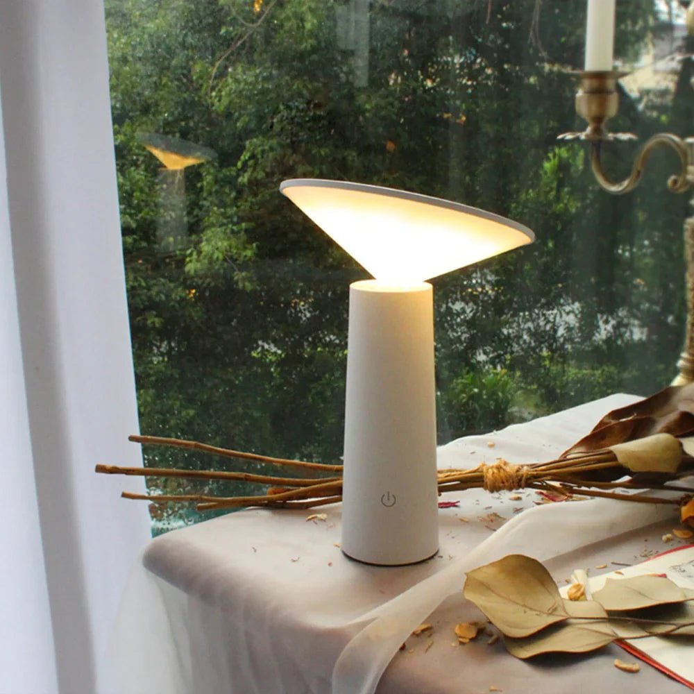 Lampe de table LED réglable - Rechargeable - Dimmable - Lampe de chevet moderne