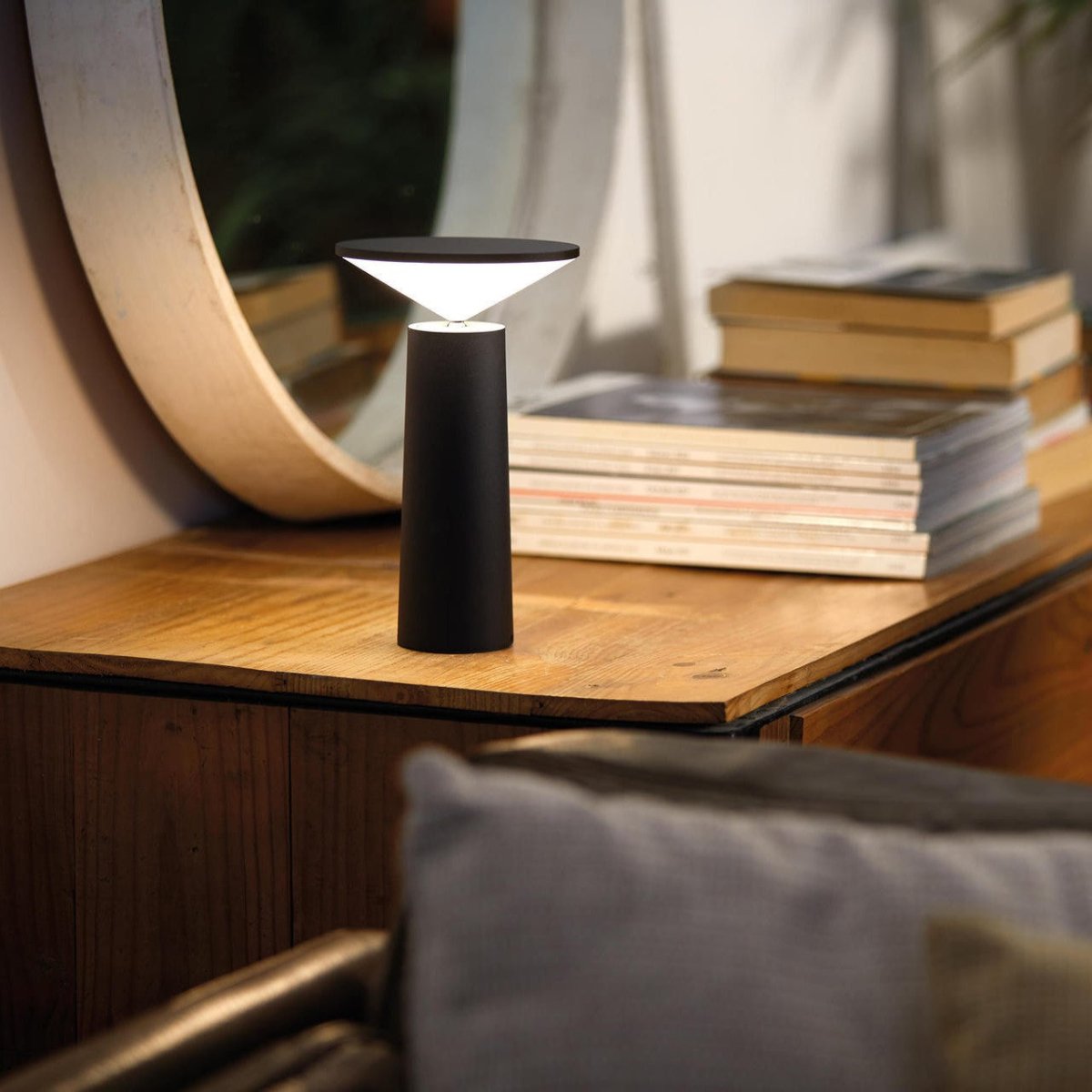 Lampe de table LED réglable - Rechargeable - Dimmable - Lampe de chevet moderne