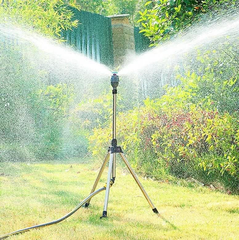 Pulvérisateur d'irrigation rotatif réglable avec couverture à 360°