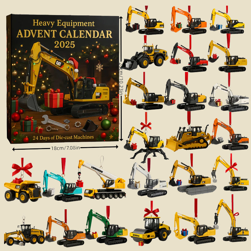 Calendrier de l'Avent | Des surprises quotidiennes passionnantes pour les amateurs de machines lourdes