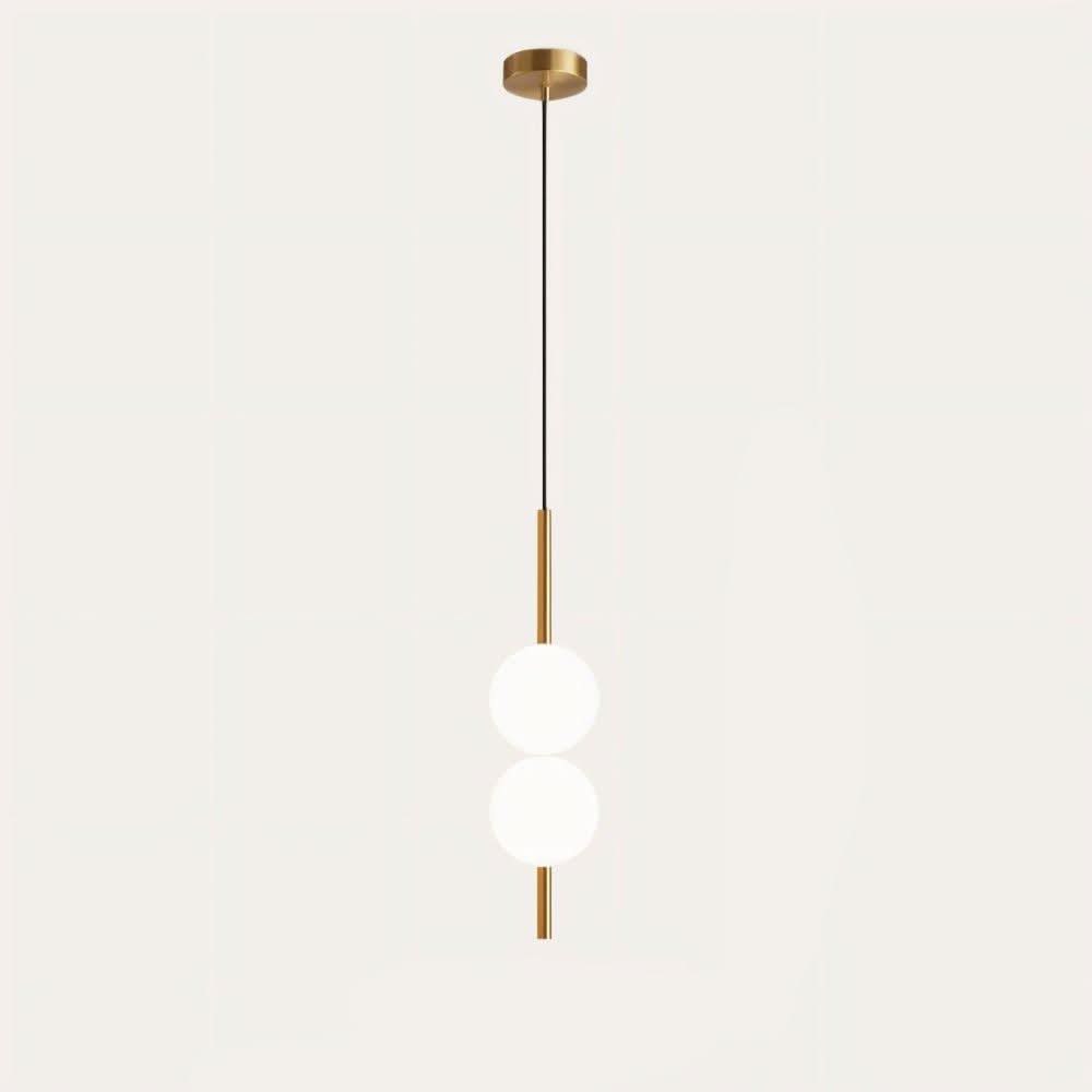 Lampe suspendue LED Globe en verre Afzal