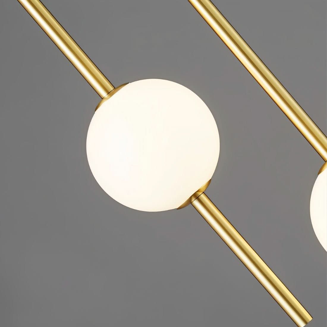 Lampe suspendue LED Globe en verre Afzal