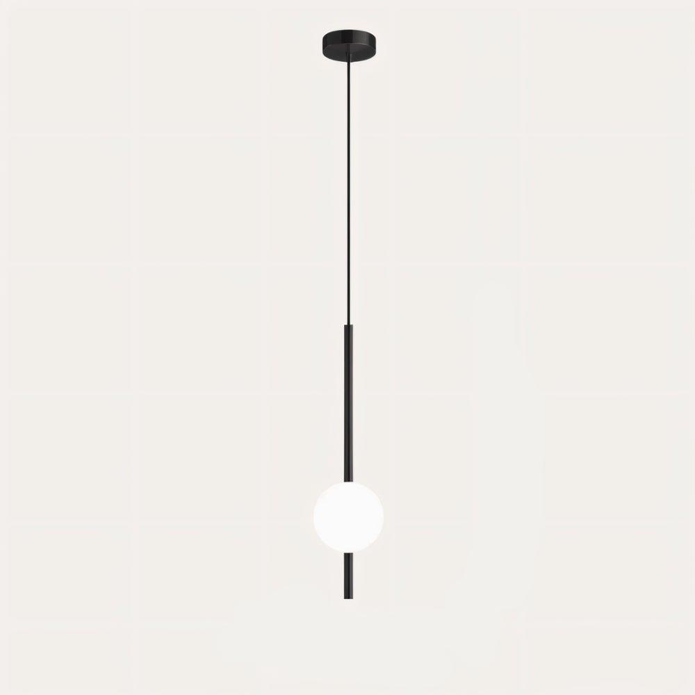Sansotis | Lampe suspendue moderne en verre et métal – Design scandinave (1 ou 2 points lumineux)