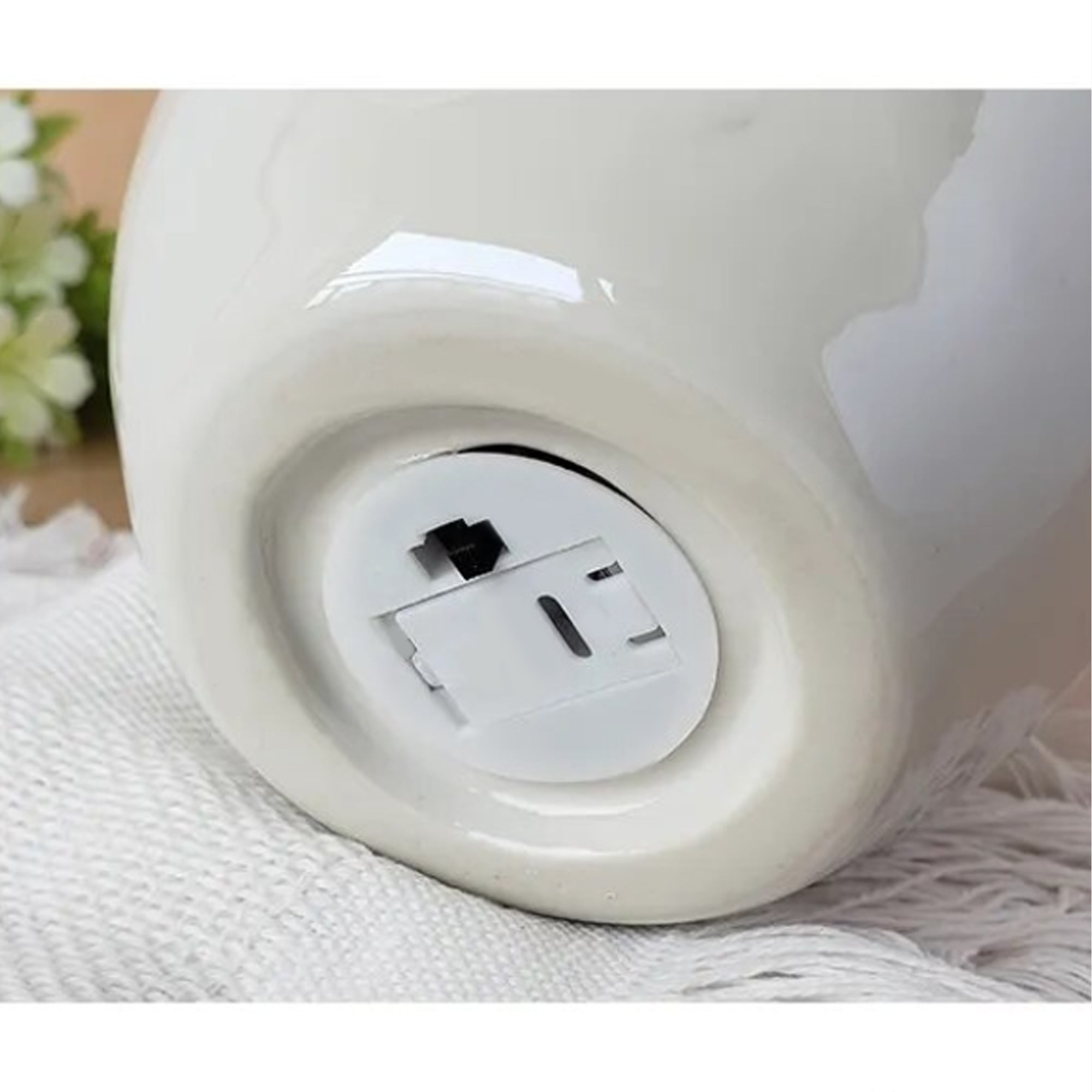 Lampe de table de chevet translucide Apple