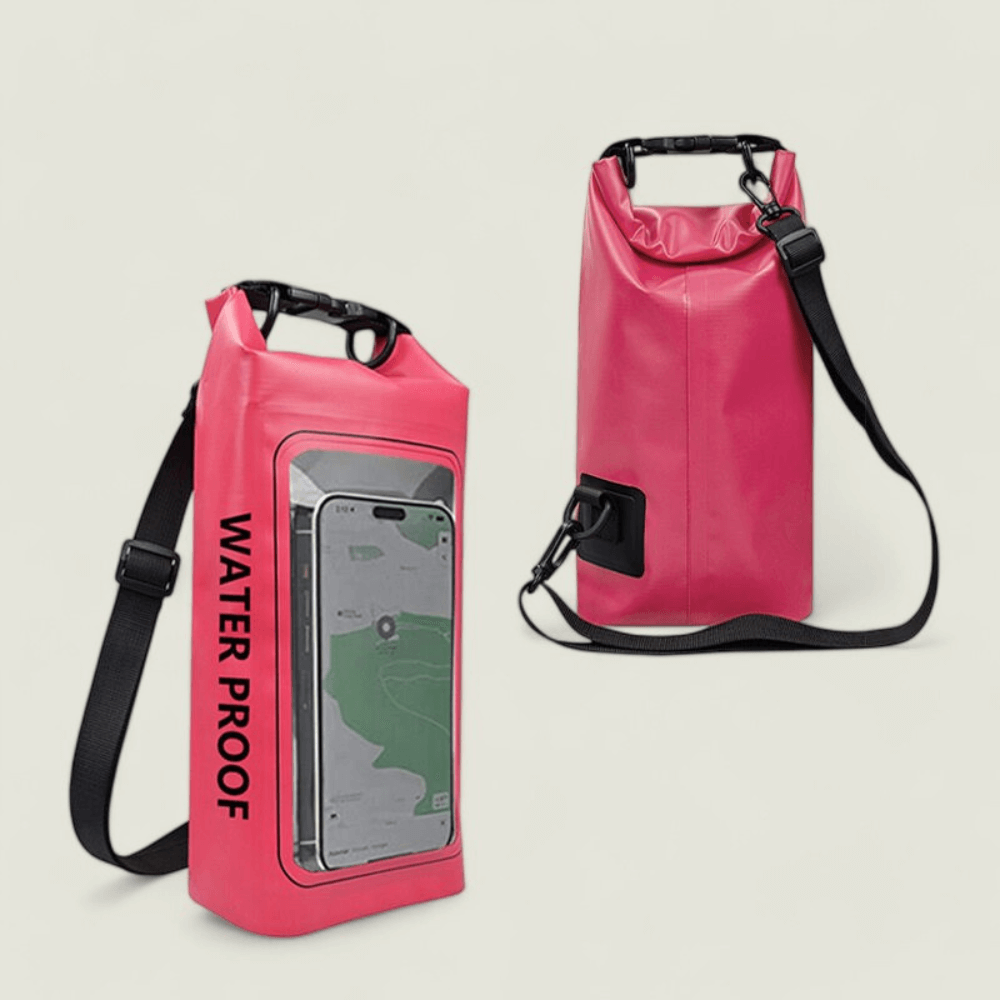 Pochette étanche pour téléphone avec fenêtre transparente pour l'extérieur