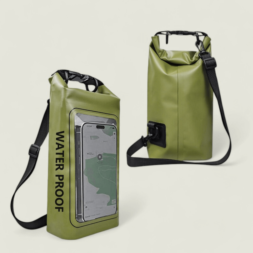 Pochette étanche pour téléphone avec fenêtre transparente pour l'extérieur