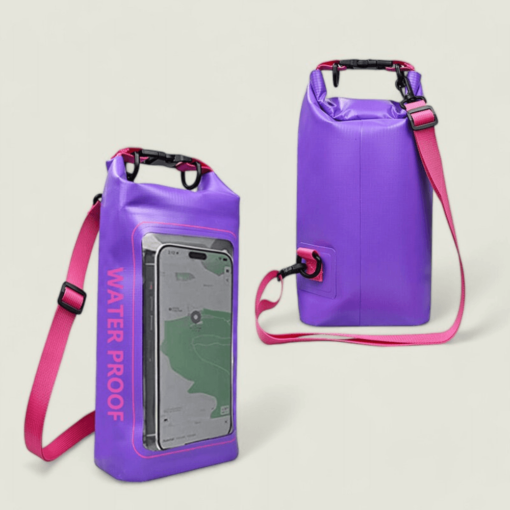 Pochette étanche pour téléphone avec fenêtre transparente pour l'extérieur