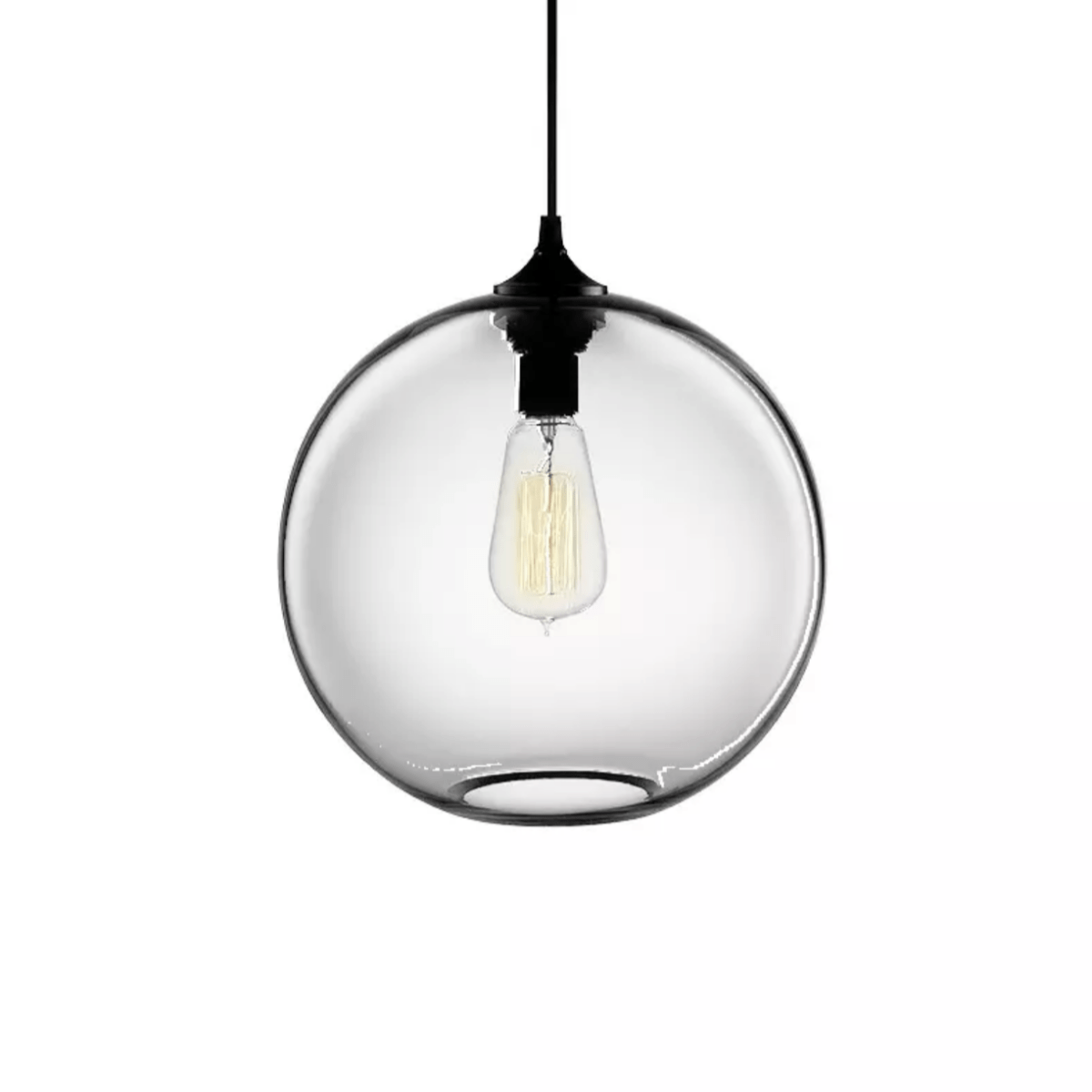 Lampe suspendue en verre moderne | Collection d'abat-jour globe coloré