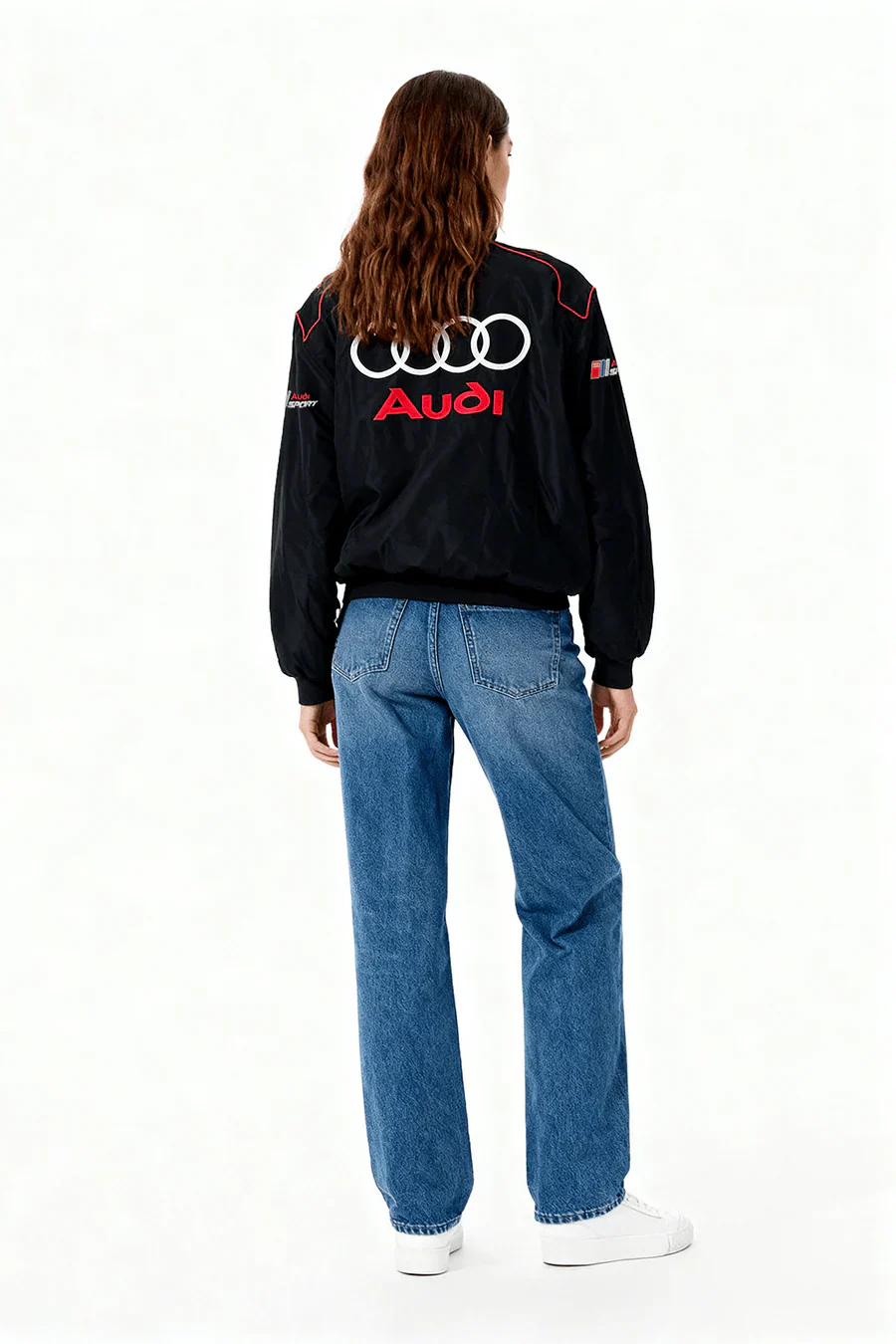 Veste de course Audi Vintage Racing – Unisexe – Rétro