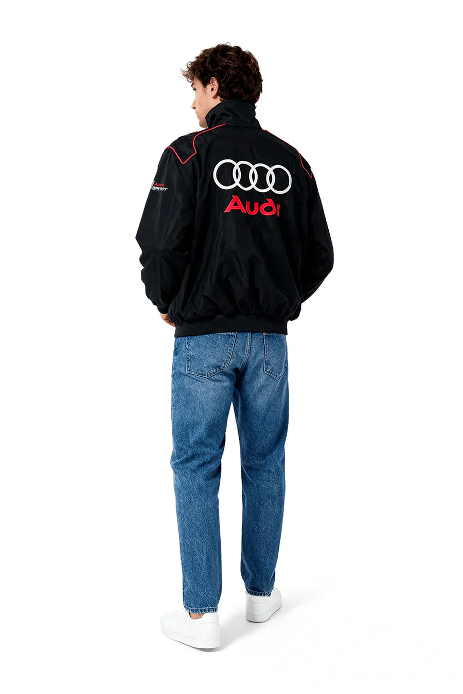 Veste de course Audi Vintage Racing – Unisexe – Rétro