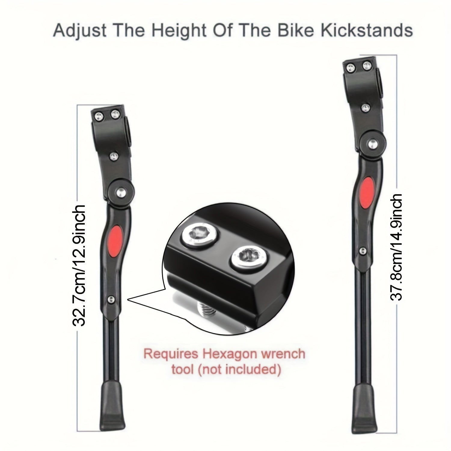 Béquille de Vélo Réglable – Support Latéral Robuste pour un Stationnement Stable