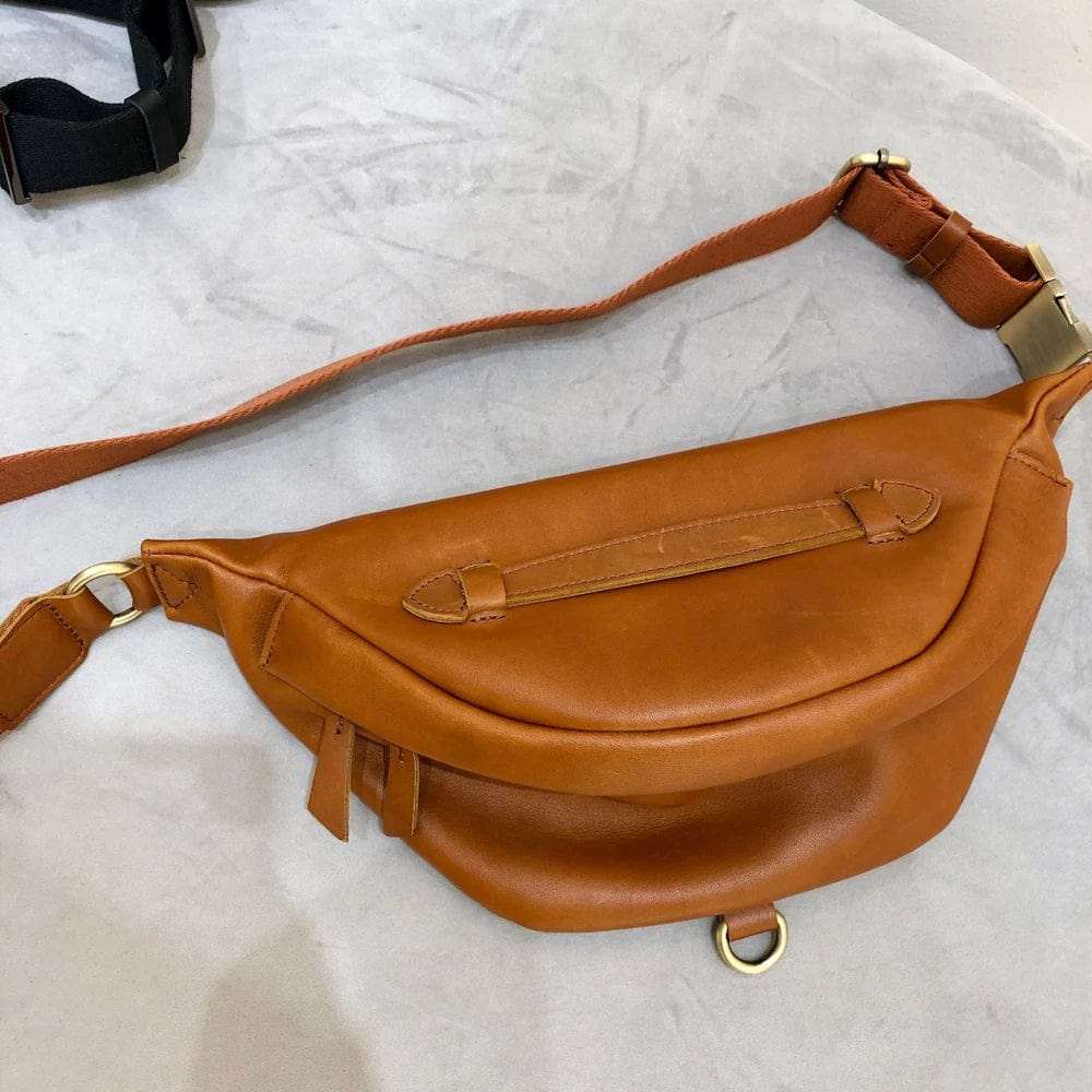 Banane en Cuir Véritable pour Femmes