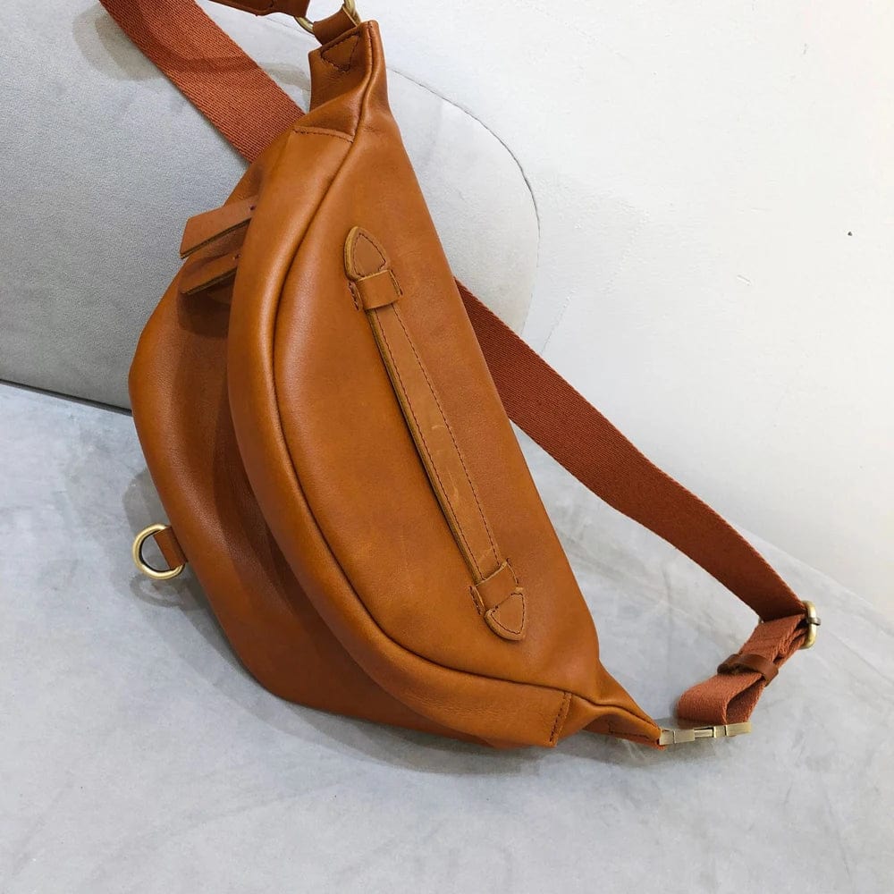 Banane en Cuir Véritable pour Femmes