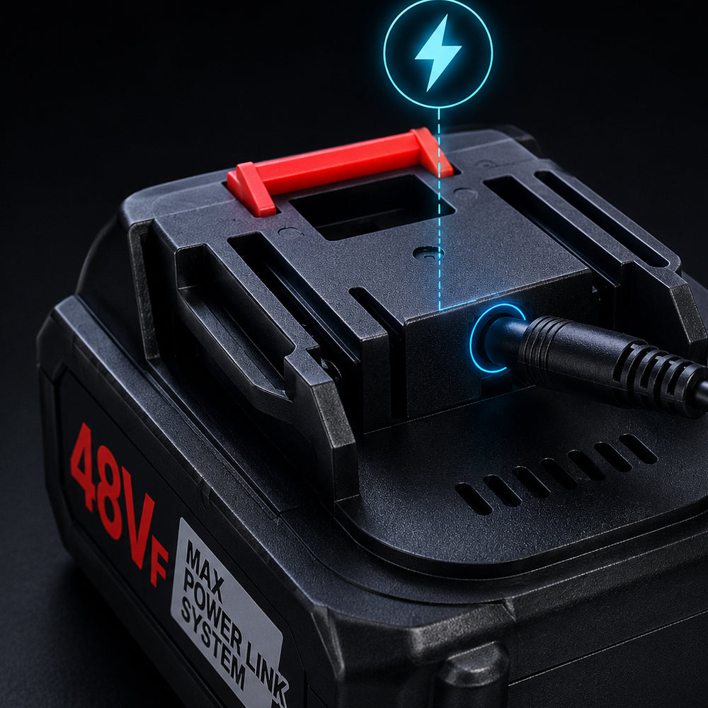 Vue de la batterie 48VF montrant sa taille compacte