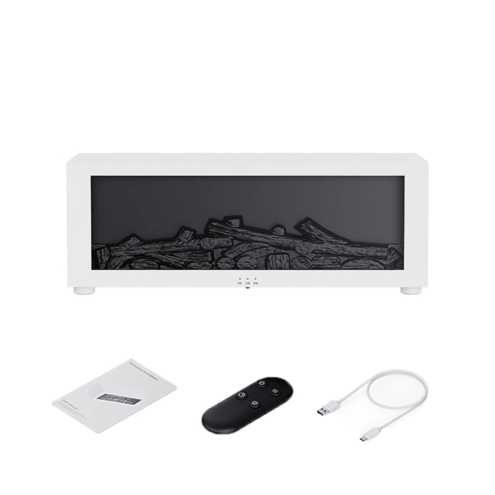 Humidificateur et purificateur d'air avec effet de flamme et aromathérapie