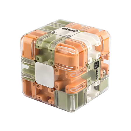Cube labyrinthe Brain Builder puzzle 3D à bille