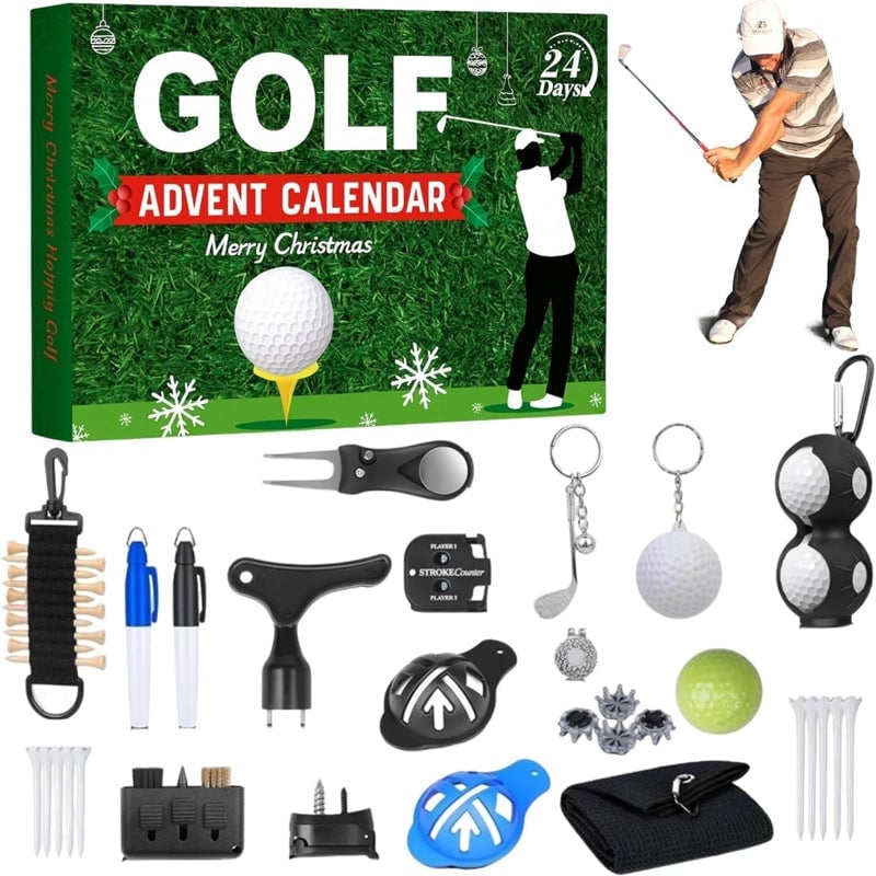 Calendrier de l'Avent Golf - Cadeau de Noël pour les golfeurs