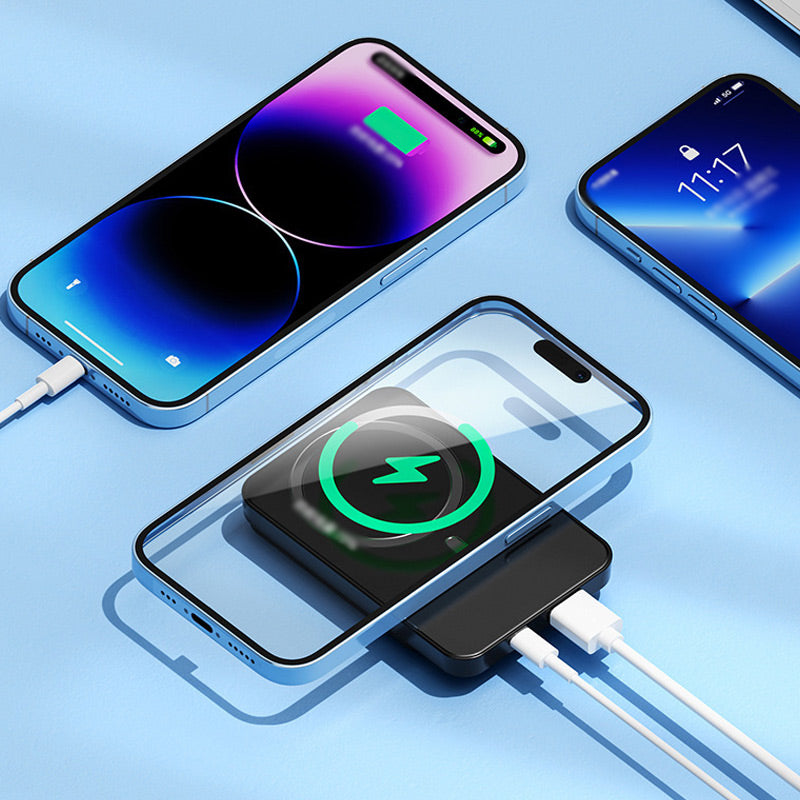 Batterie externe 20000 mAh charge rapide et sans fil C3