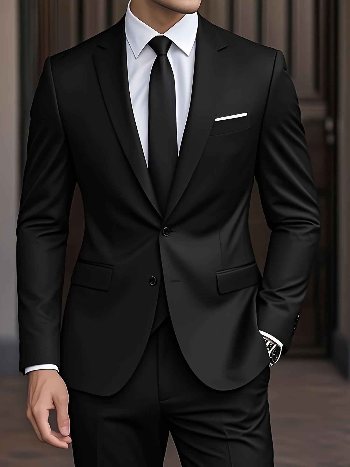 Costume Homme Deux Pièces Classique