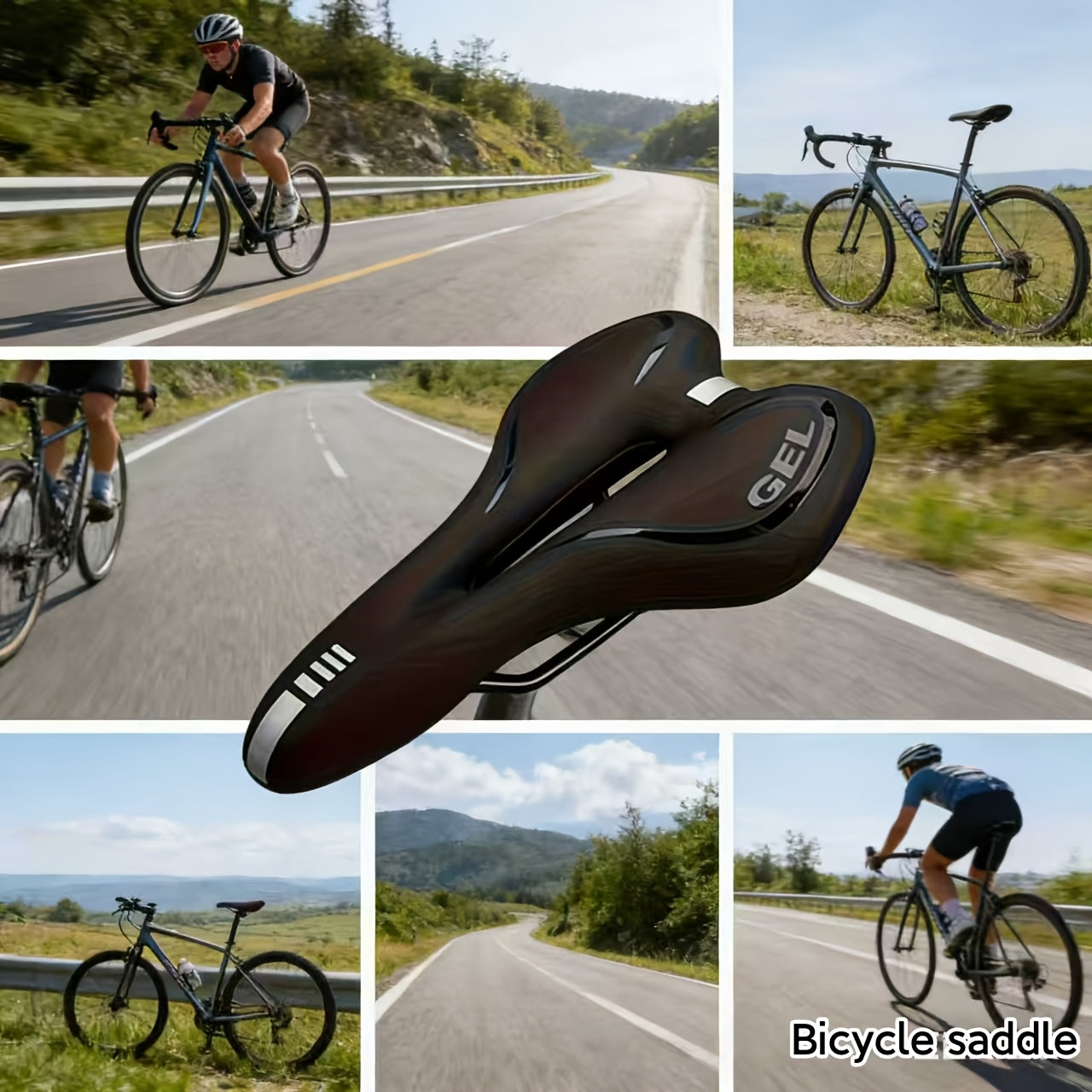 Selle de vélo confortable avec un design ergonomique et respirant