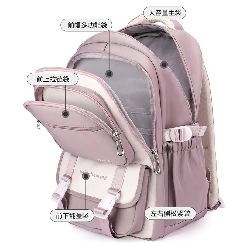 Sac à dos fille déperlant