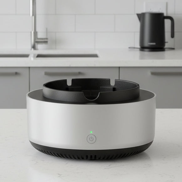 Purificateur d'air à filtration avancée contre la fumée au design élégant