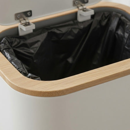 CLEANSIA – Poubelle de salle de bains minimaliste avec couvercle intelligent