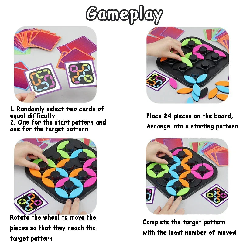 Jeu de société puzzle Tangram créatif pour enfants