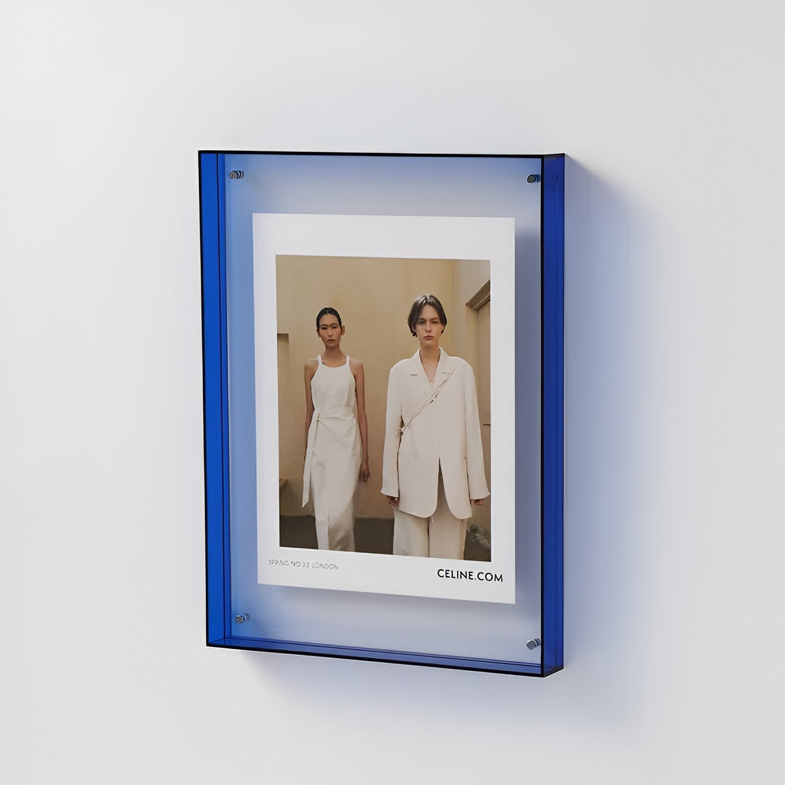 Cadre photo Transparent Acrylique Minimaliste Debout Suspendu A4 A5 Moderne Scandinave | Sansotis