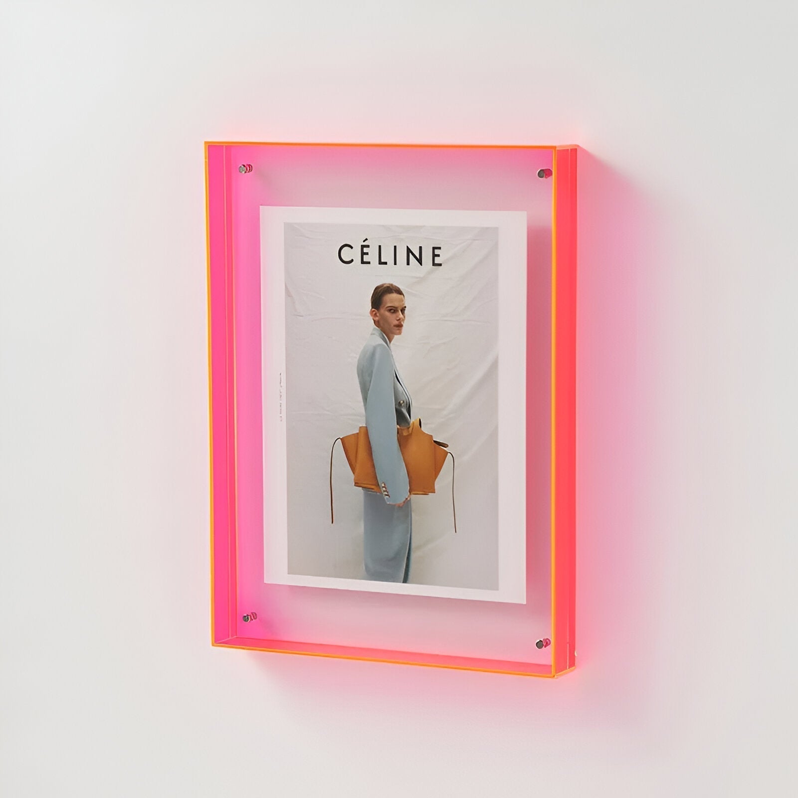 Cadre photo Transparent Acrylique Minimaliste Debout Suspendu A4 A5 Moderne Scandinave | Sansotis