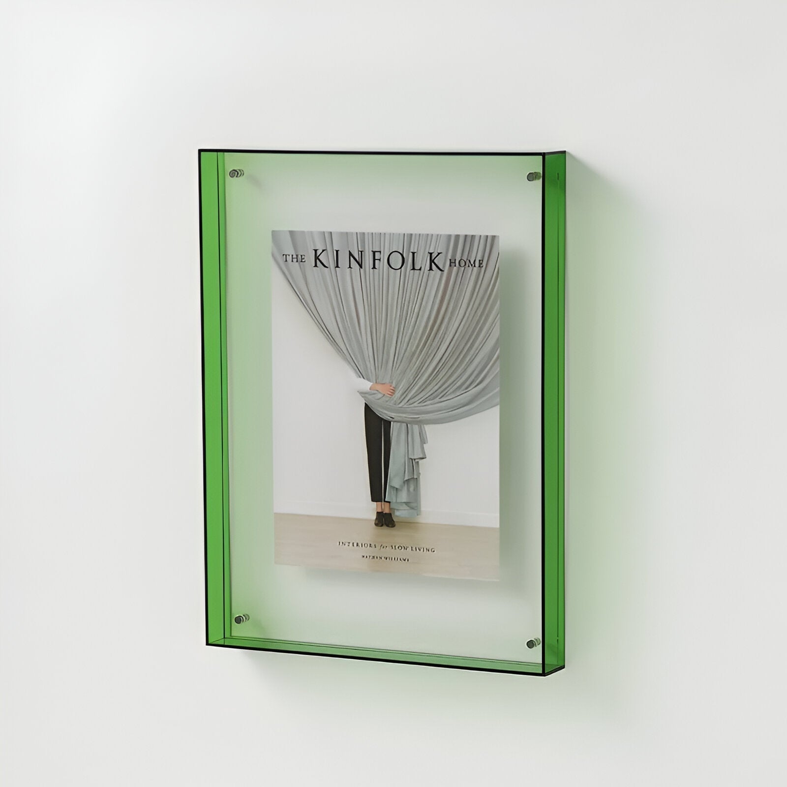 Cadre photo Transparent Acrylique Minimaliste Debout Suspendu A4 A5 Moderne Scandinave | Sansotis