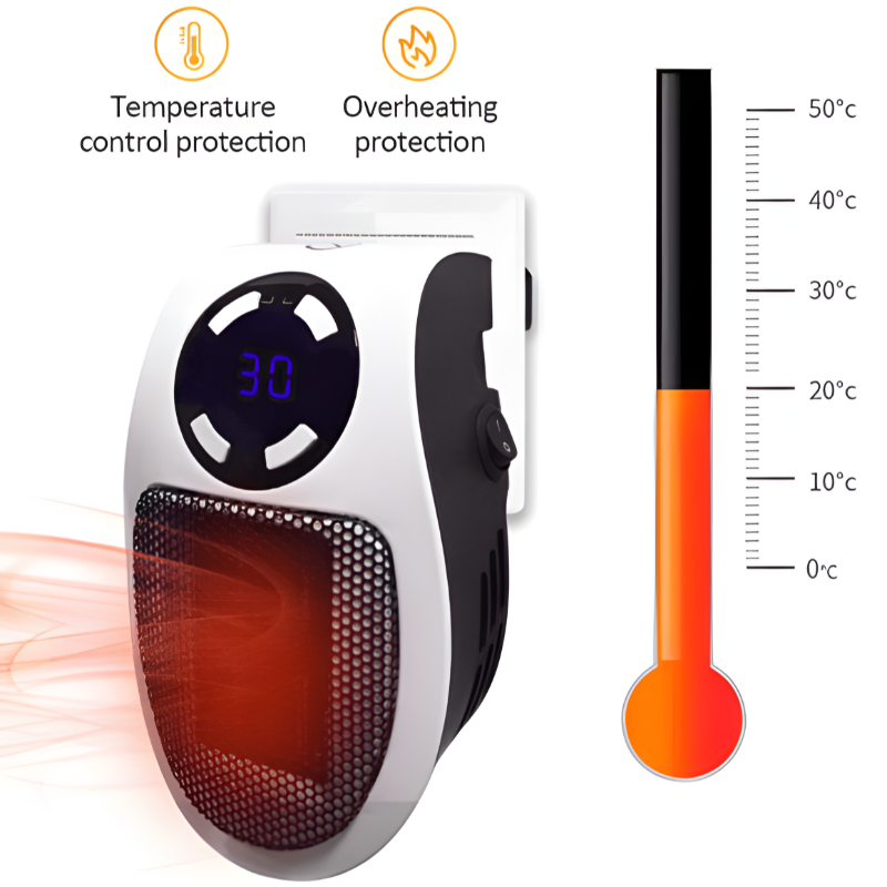 Chauffage électrique personnel compact pour la maison et le bureau