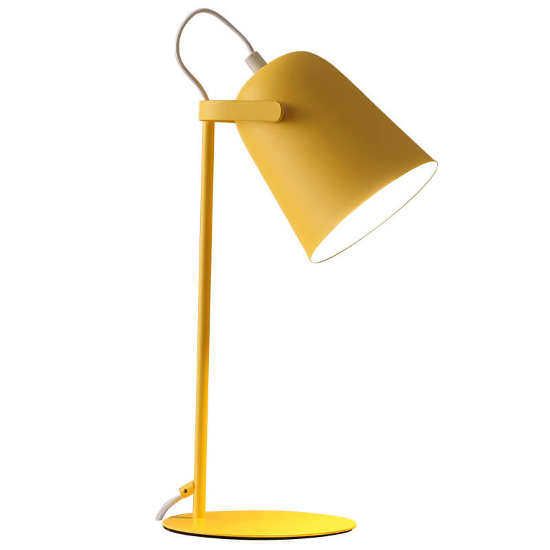 Lampe de table conique - Lampe de chevet en métal - Éclairage de style moderne
