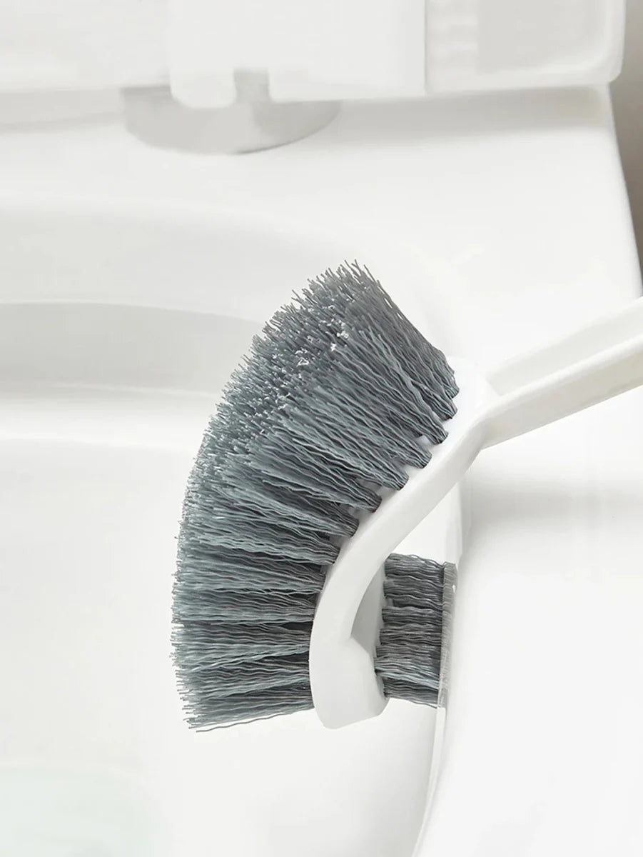 Brosse WC murale à double face pour un nettoyage en profondeur des coins