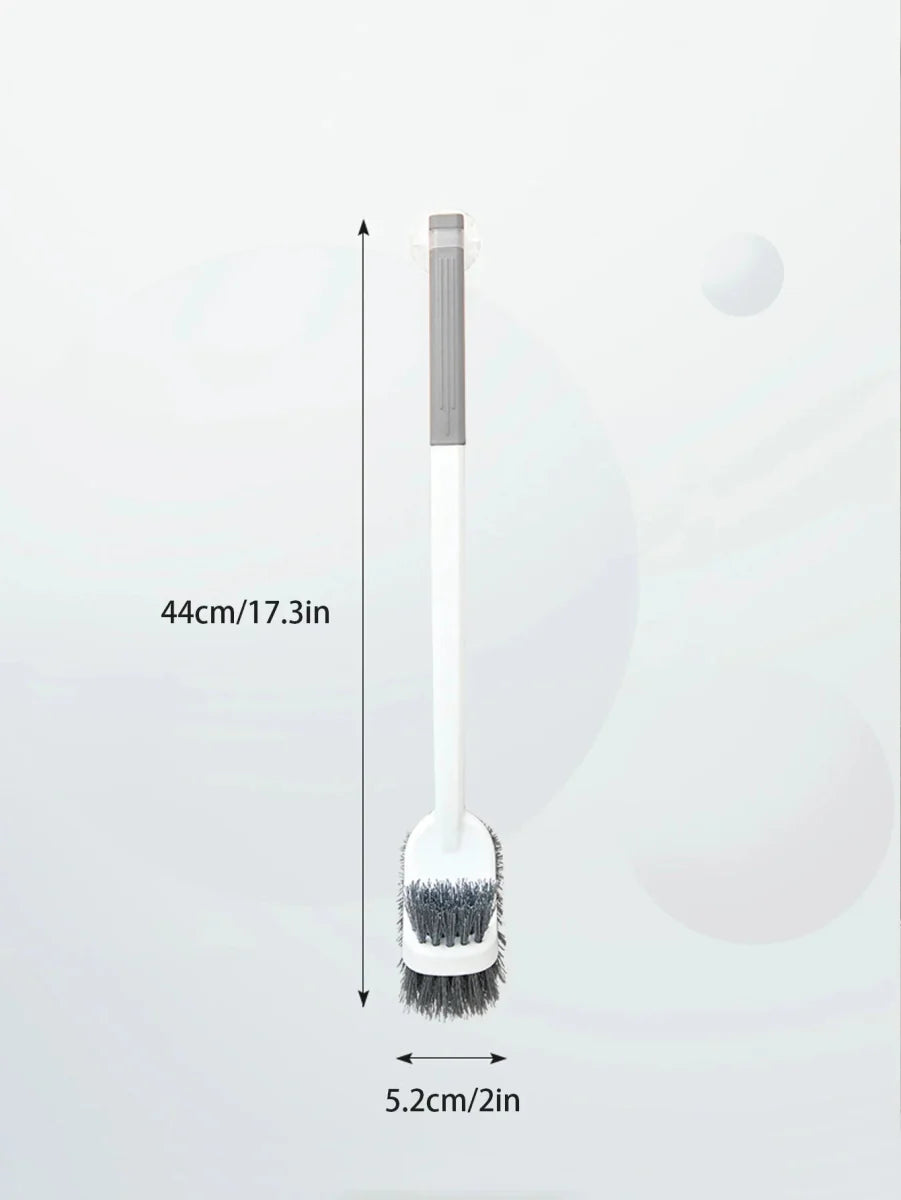 Brosse WC murale à double face pour un nettoyage en profondeur des coins