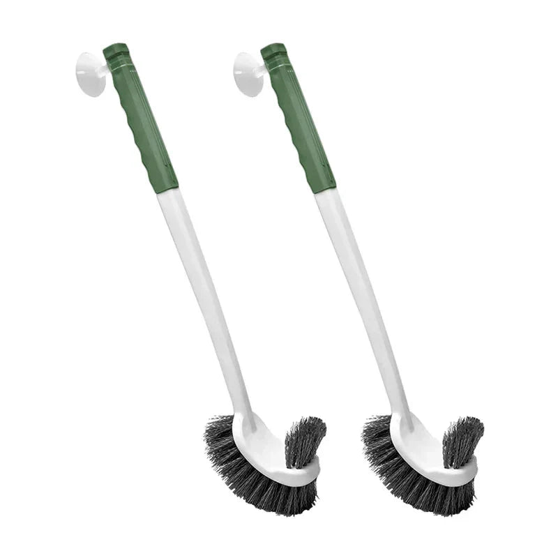 Brosse WC murale à double face pour un nettoyage en profondeur des coins
