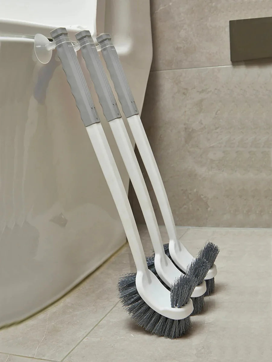 Brosse WC murale à double face pour un nettoyage en profondeur des coins